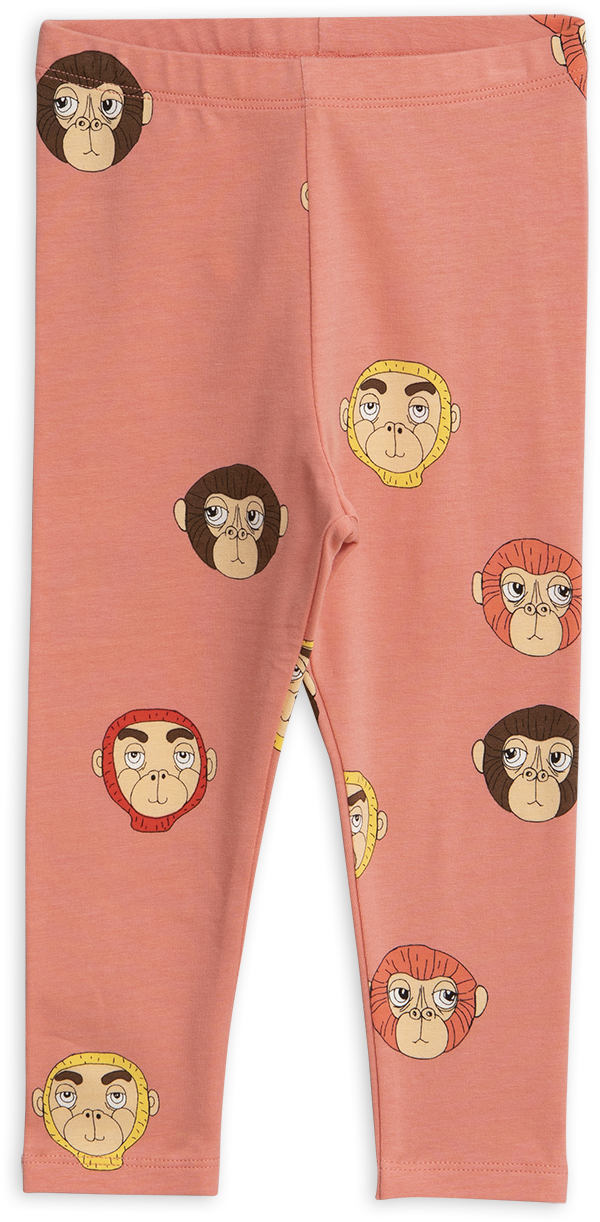 Monkeys Printed Leggings - Pajamas (1100x1430), Png Download