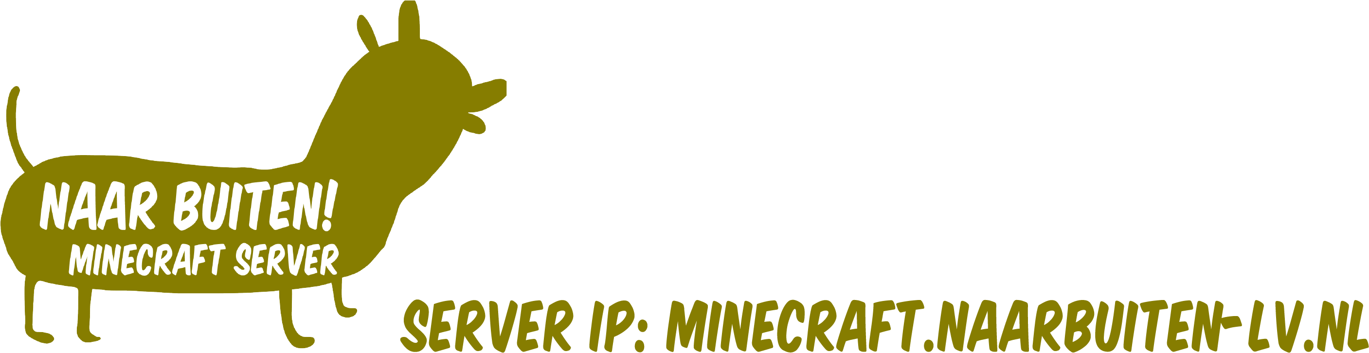 Server Ip - Minecraft - Naarbuiten-lv - Nl (2917x833), Png Download