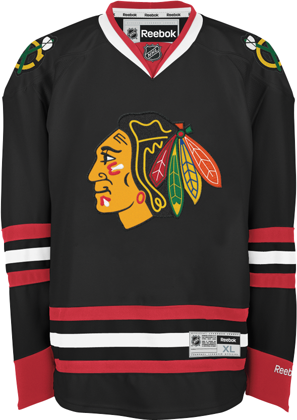 Chicago Blackhawks - Nhl Chicago Blackhawks Reebok Jersey (850x850), Png Download