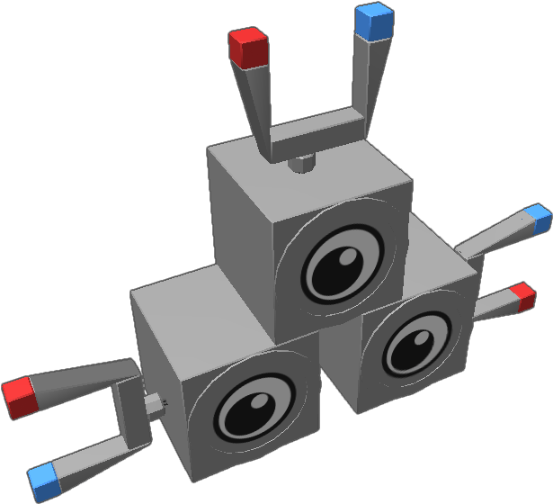 An Electric/steel Type Pokemon That Evolves From Magnemite - Gun (768x768), Png Download