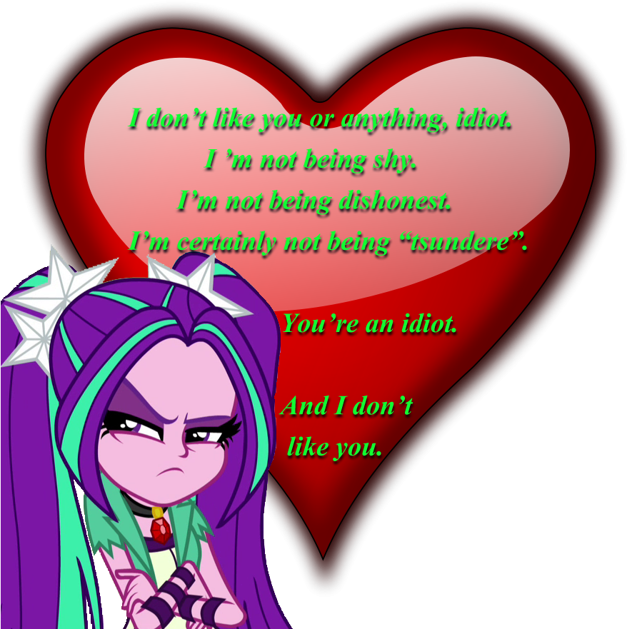 Anti-valentine, Aria Blaze, Brutal Honesty, Crossed (892x900), Png Download