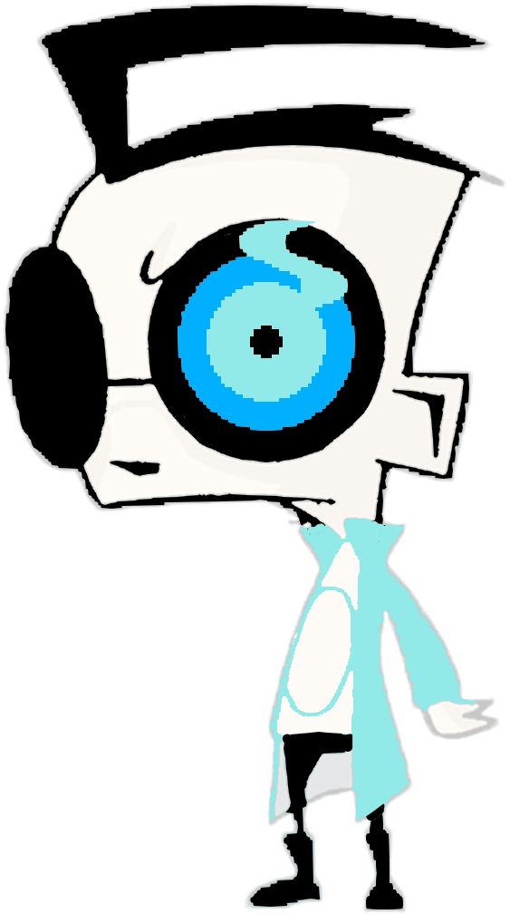 Dad Said It's My Turn On The Xbox - Invader Zim Dib (588x1038), Png Download