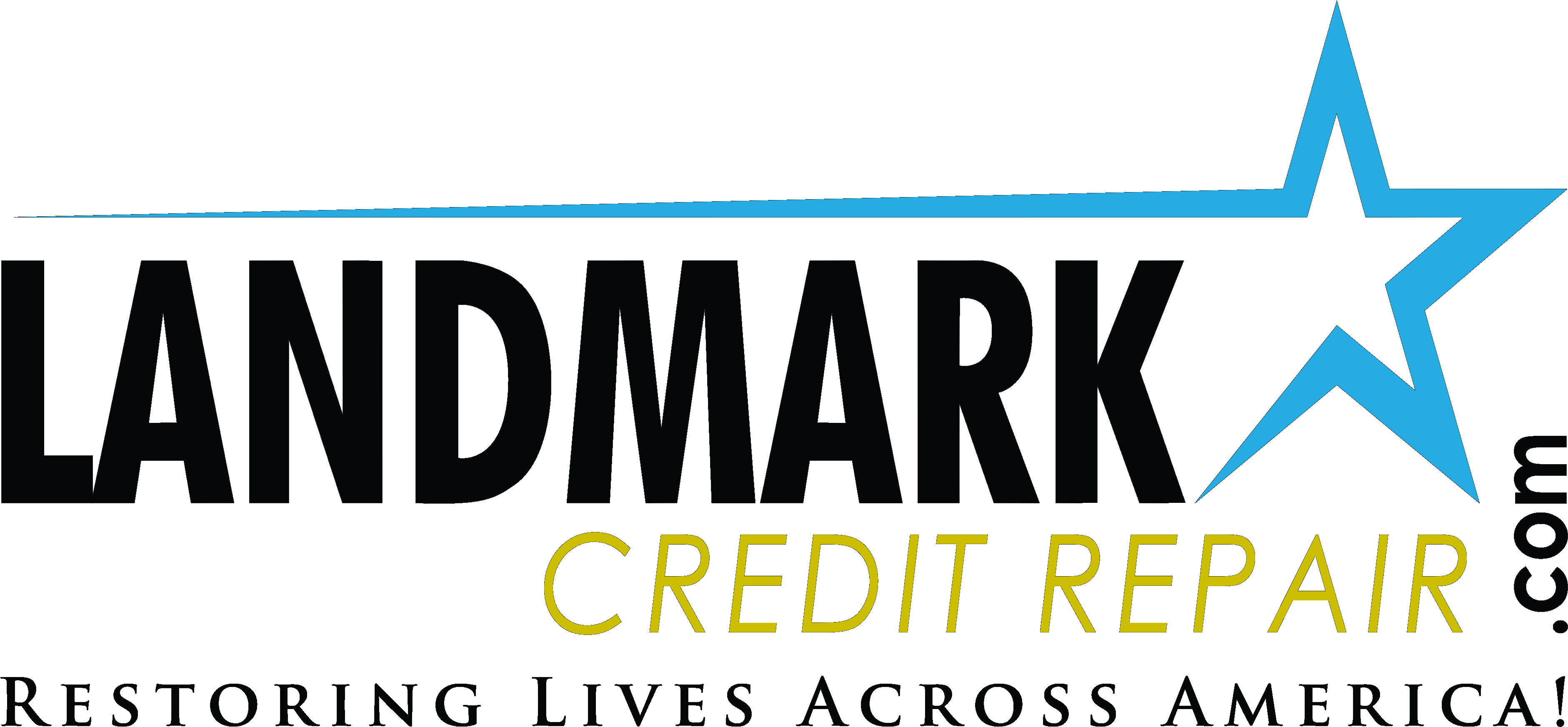 Landmark Credit Repair (4050x2086), Png Download