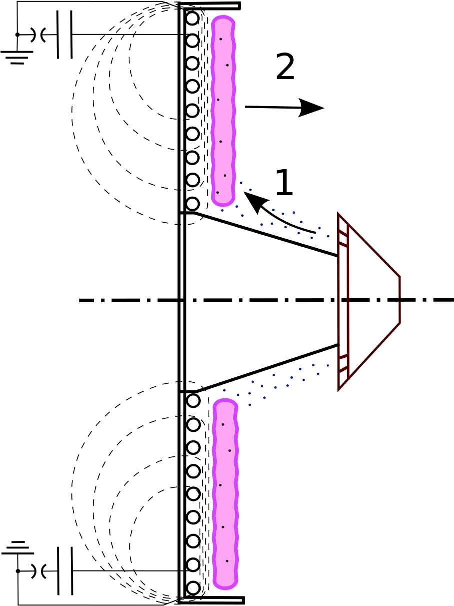 Pulsed Inductive Plasma Thruster (1200x1320), Png Download