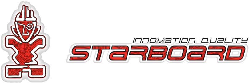 Starboard Thruster Fin Set Upgrade Kode - Star Board Logo (1000x441), Png Download