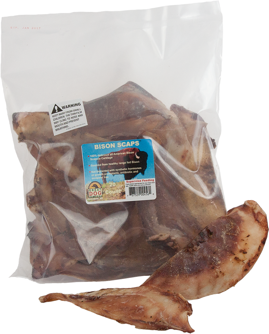 Great Dog Bison Scaps 20 Count Package (1000x1500), Png Download