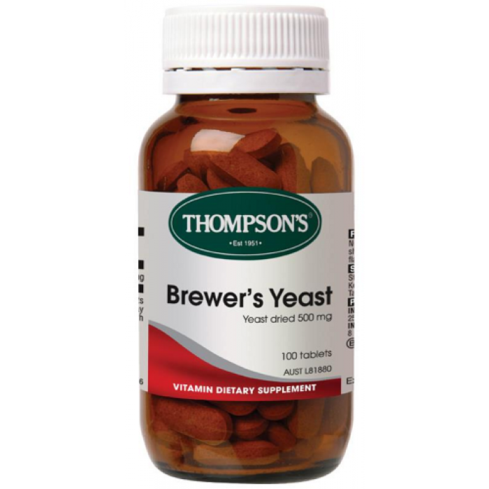 Thompsons Brewers Yeast 100 Tablets - Thompson's Mood Manager 30 Caps (700x700), Png Download