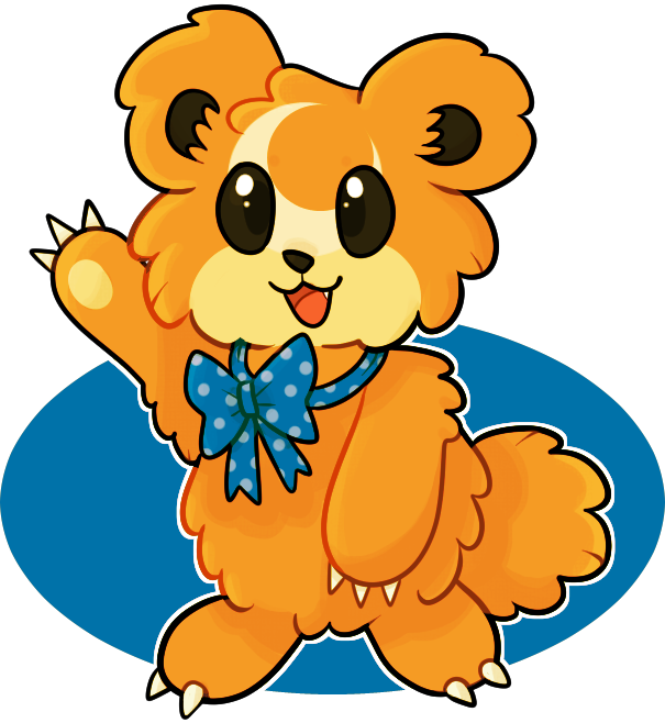 Fluffy Teddiursa , - Teddiursa (605x658), Png Download