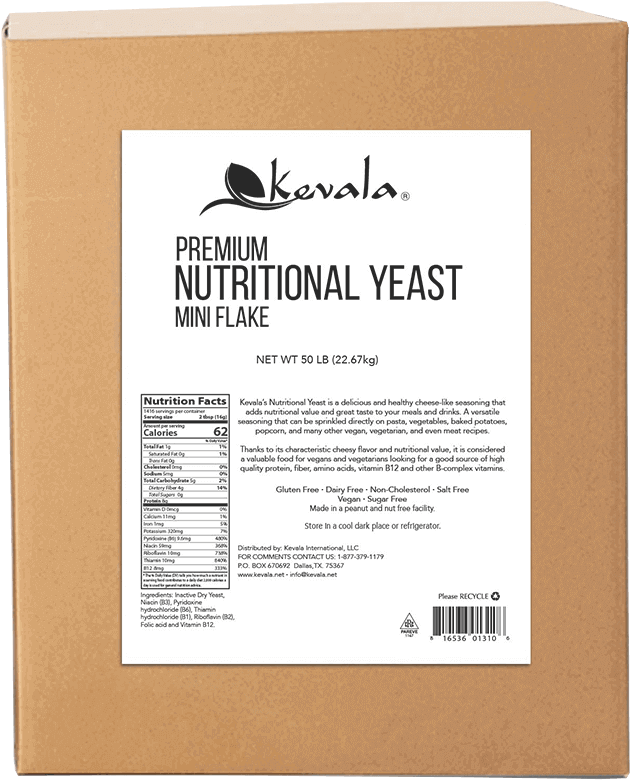 Nutritional Yeast 50 Lb - Kevala - Premium Nutritional Yeast Large Flake - 14 (1024x1024), Png Download