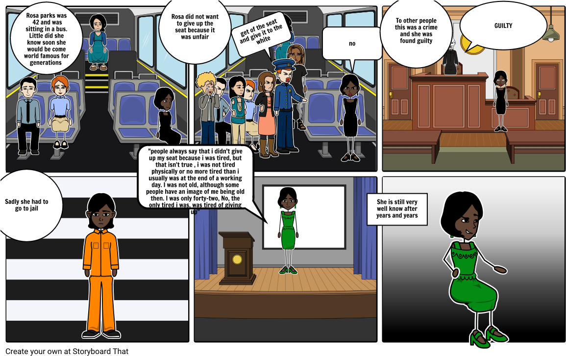 Rosa Parks - Cartoon (1164x733), Png Download