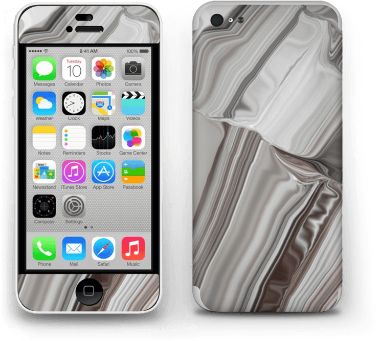 Smooth Skin Skin Iphone 5c - Skech Slim Cover For Iphone 5c - Clear (800x729), Png Download