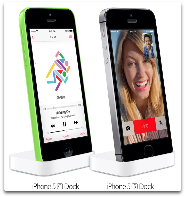 Apple 5c Dock (740x799), Png Download