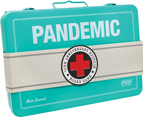 Pandemic 10th Anniversary Edition - Pandemic 10th Anniversary (600x600), Png Download