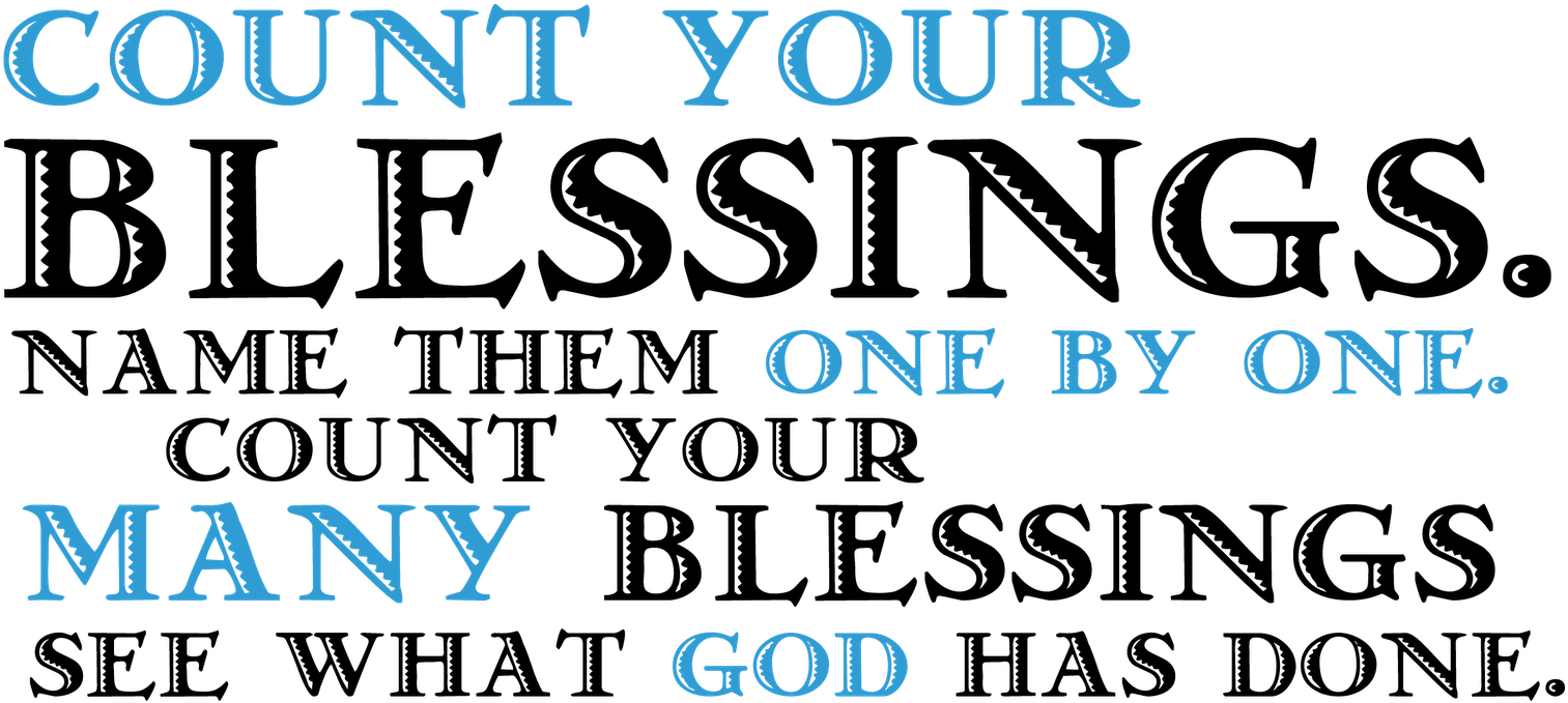 Blessings Quote For Friendster Count Your Blessings - Count Your Many Blessings (1600x751), Png Download