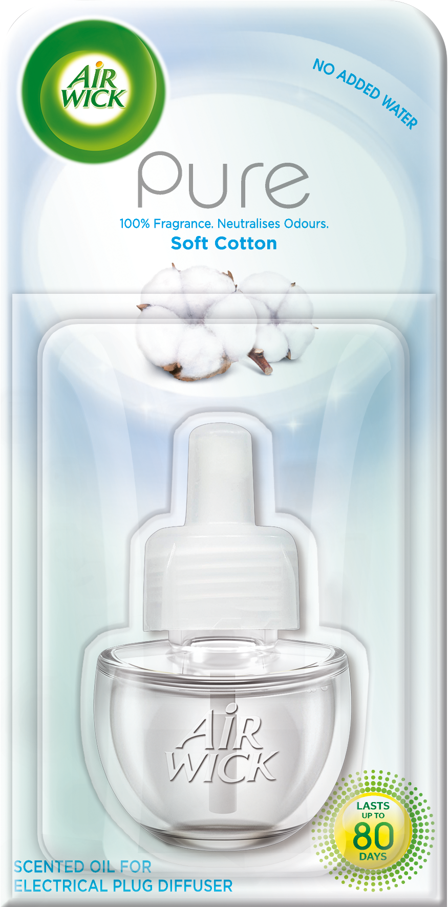 Air Wick Plug-in Refill Soft Cotton - Air Wick Scented Oil Refill, Warming - Apple Cinnamon (875x1772), Png Download