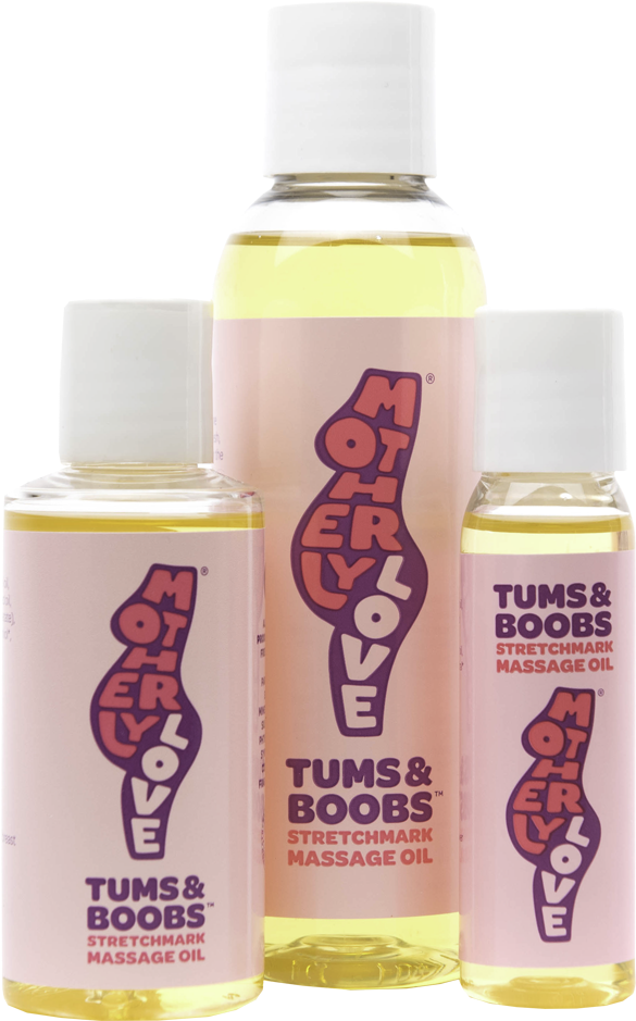 Award Winning Stretch Mark Oil,tums & Boobs, Will Maintain - Motherlylove 'down Below' Perineum Massage Oil (1000x1000), Png Download