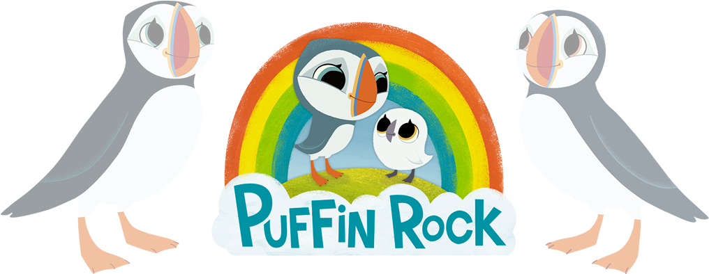 Our New App, Puffin Rock Music Is Out Now In This Beautiful - Puffin Rock Logo (1170x400), Png Download