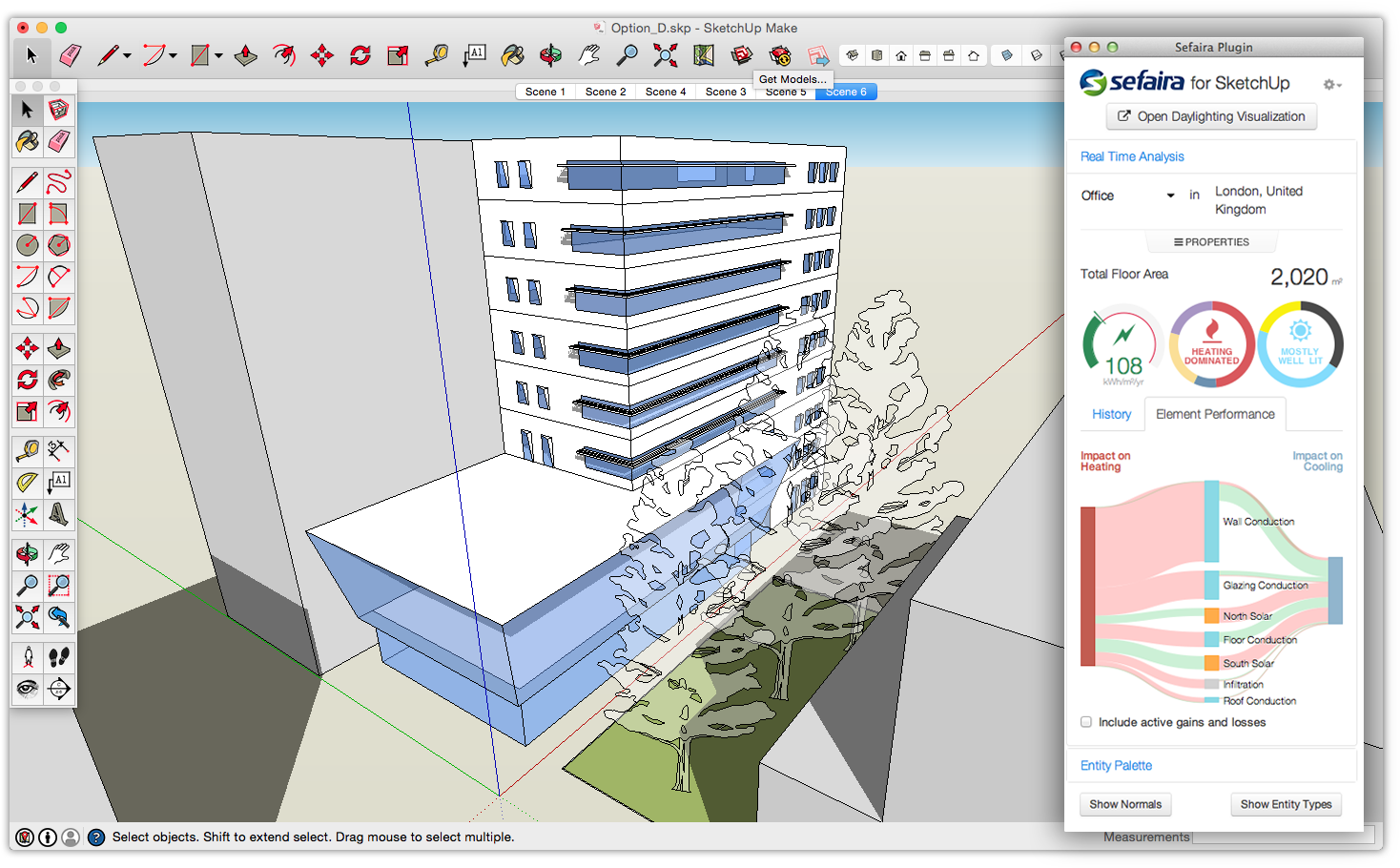 University High School Sketchup (1559x992), Png Download