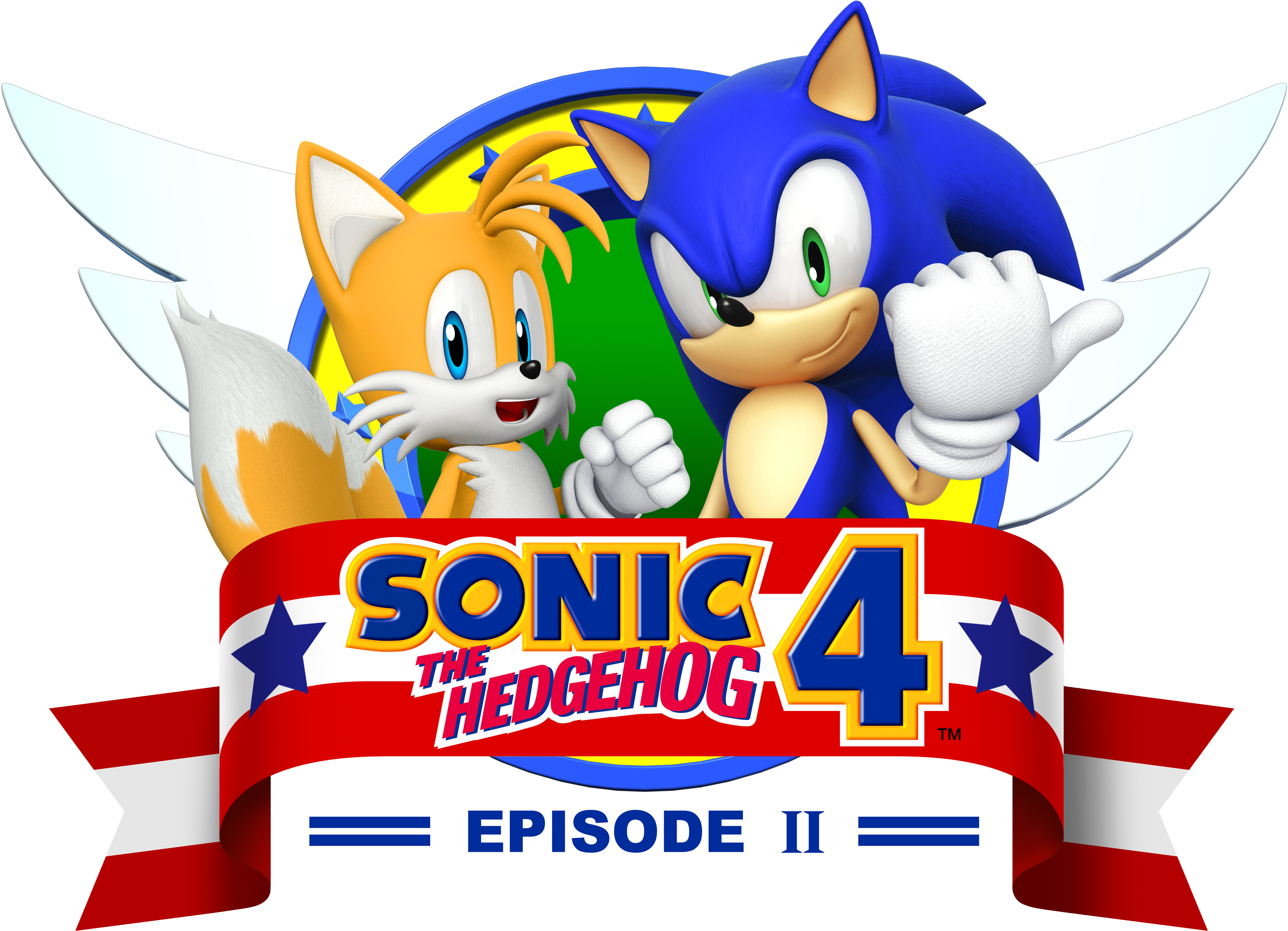 Sonic The Hedgehog 4 Episode I [code Jeu Pc - Sonic 4 Episode 2 Logo (3445x2756), Png Download