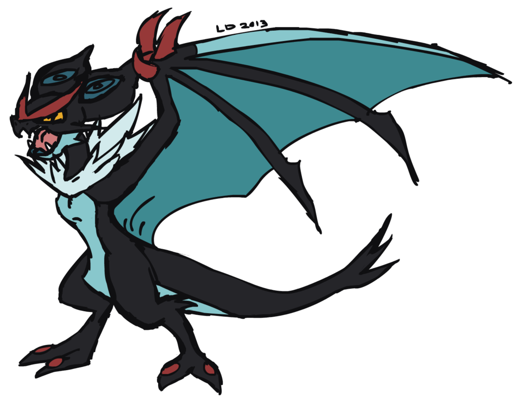 View Noivern Dooooodle By Lugiadialga , - Drawing (1024x792), Png Download