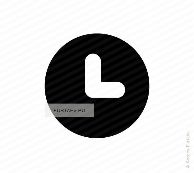 Vector Icon Of Clock Face - Circle (620x553), Png Download