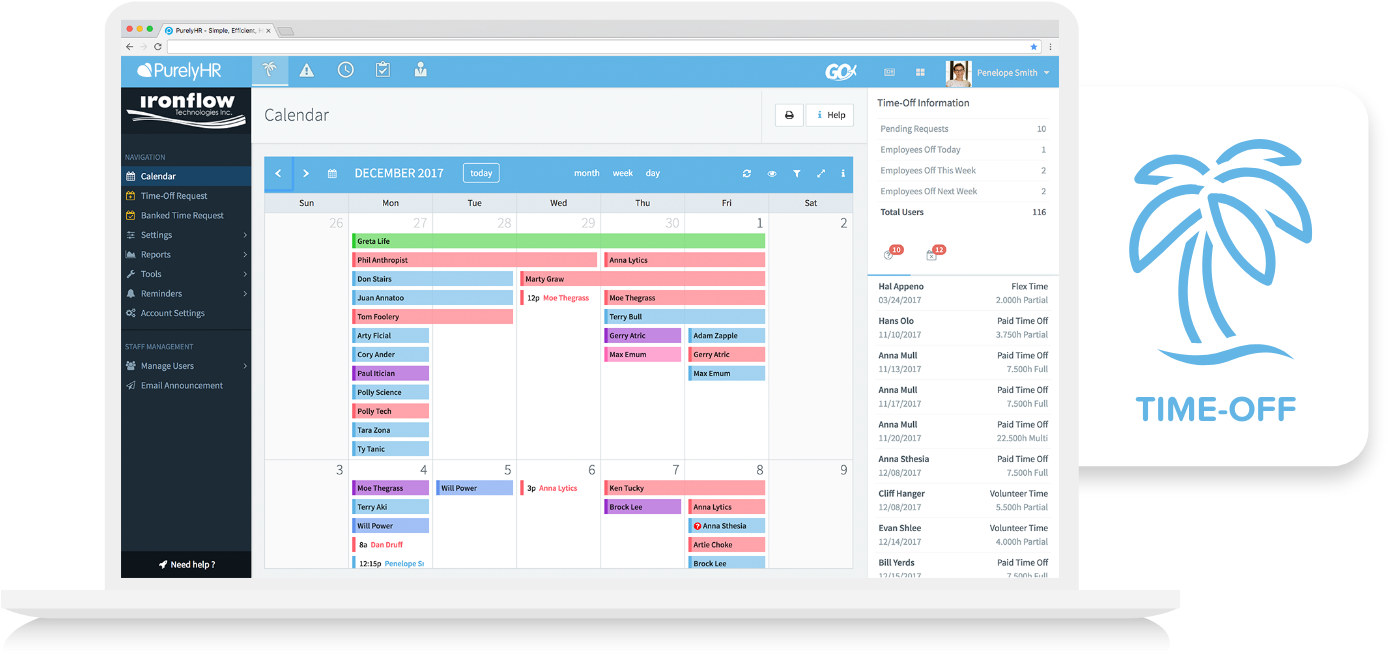 Leave Request, Talent Management - Personal Computer (1424x696), Png Download