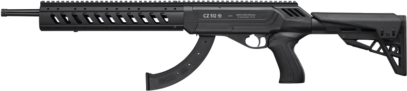 Cz512 Tactical 22lr Semi Auto 10 Rnd Magazine - Cz 512 Tactical (870x410), Png Download
