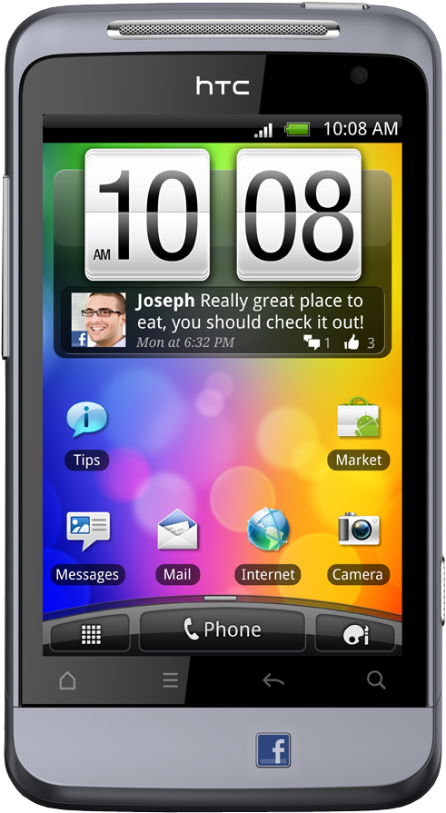 Htc Salsa (500x1000), Png Download