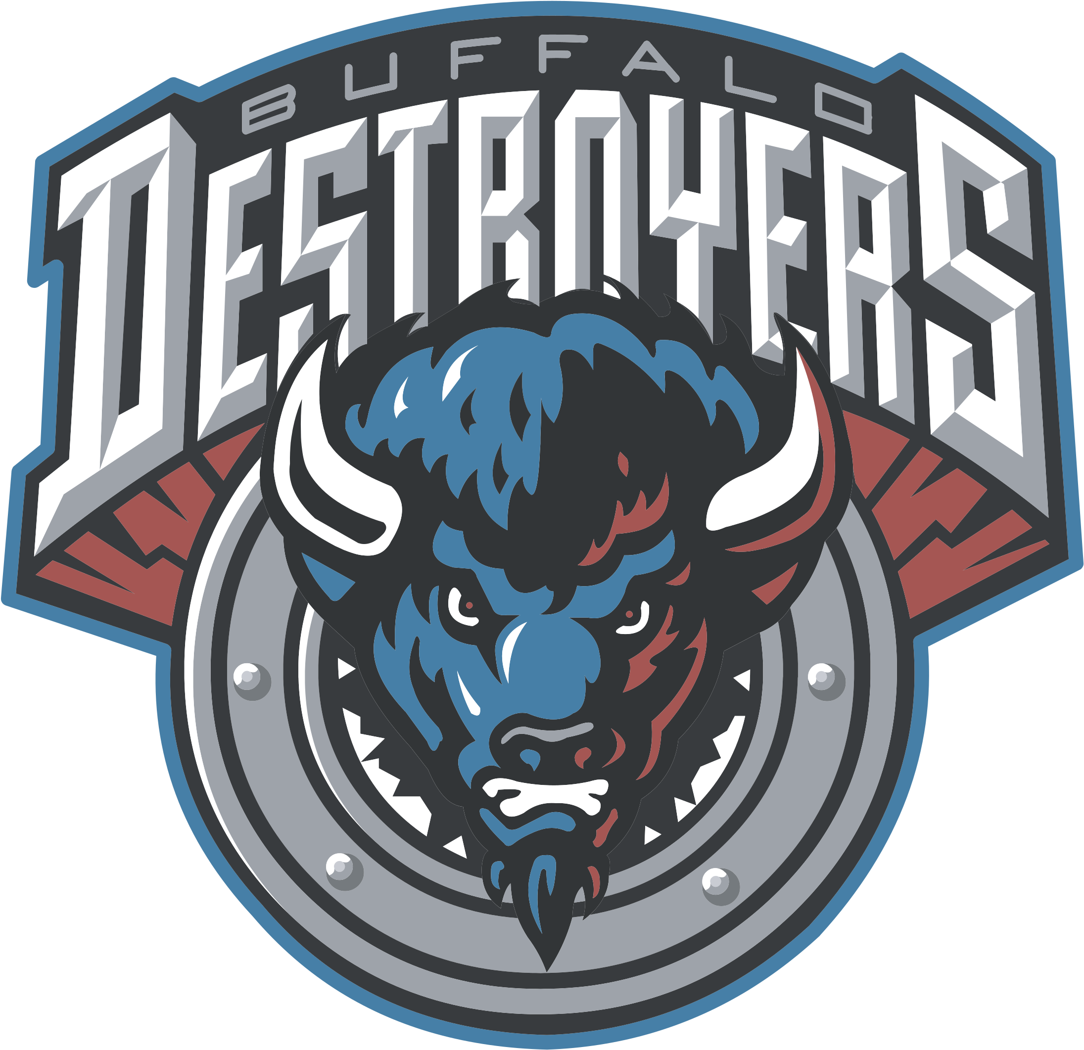 Buffalo Destroyers Logo Png Transparent (2400x2400), Png Download