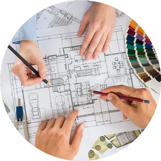 Custom Home Building (556x556), Png Download