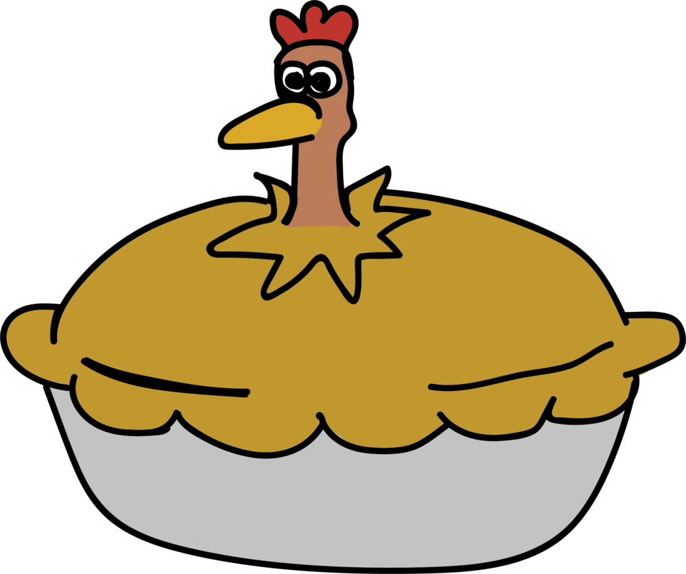 Chicken Pot Pie (1000x837), Png Download