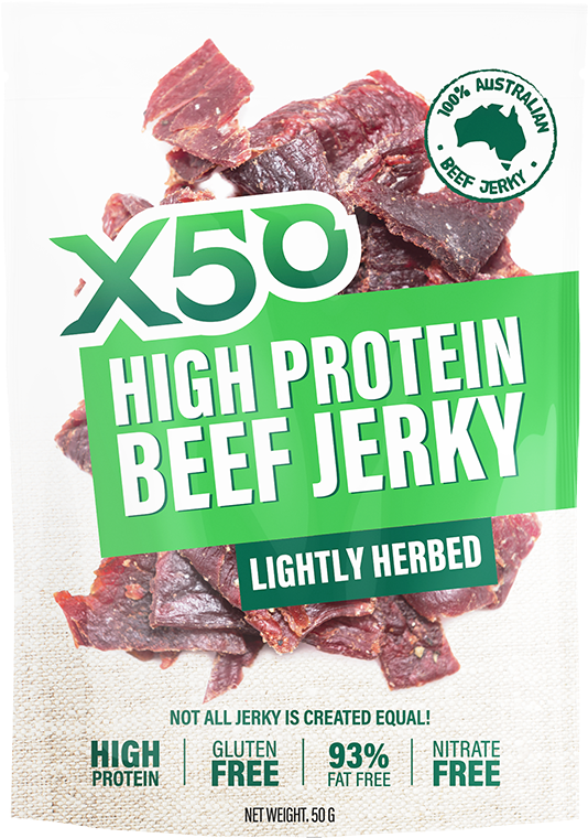 High Protein Jerky By Tribecca Health X50 Green Tea (572x804), Png Download