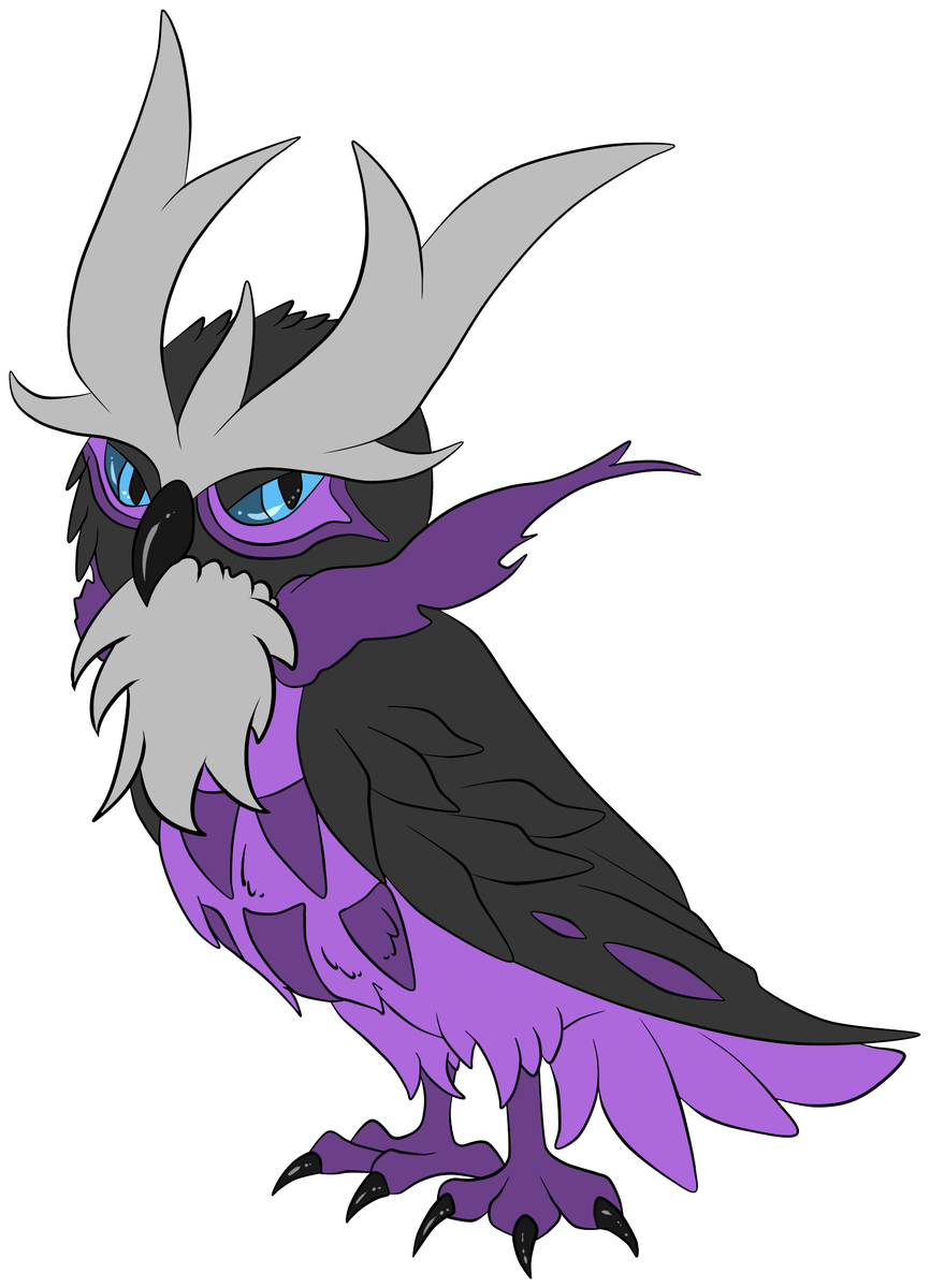 Altaran Noctowl Will Evolve From A Normal Hoothoot (866x1200), Png Download