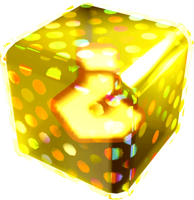 Yellow Fake Item Box (635x655), Png Download