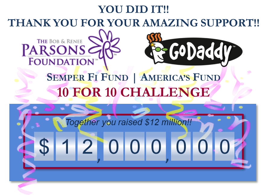 “i Am Humbled Beyond Words,” Said Semper Fi Fund Founder (884x662), Png Download