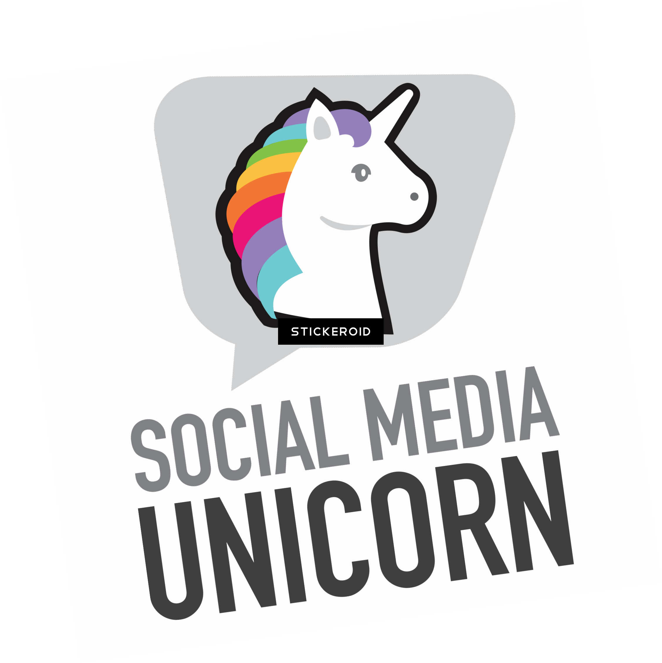 Social Media Unicorn (2257x2258), Png Download