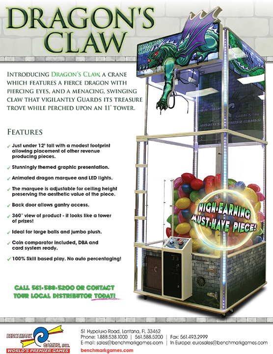 Benchmark Games Dragon's Claw (556x720), Png Download