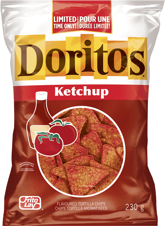 Chips Tortilla Doritos® Ketchup - Doritos Ketchup Tortilla Chips (600x794), Png Download