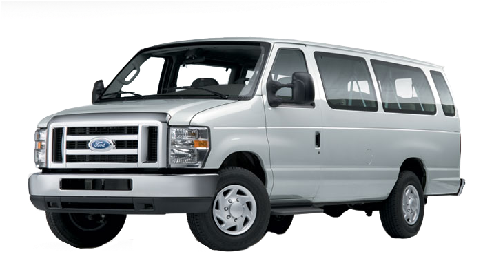 Florida Sunshine Shuttle - Ford E Series Van (731x398), Png Download