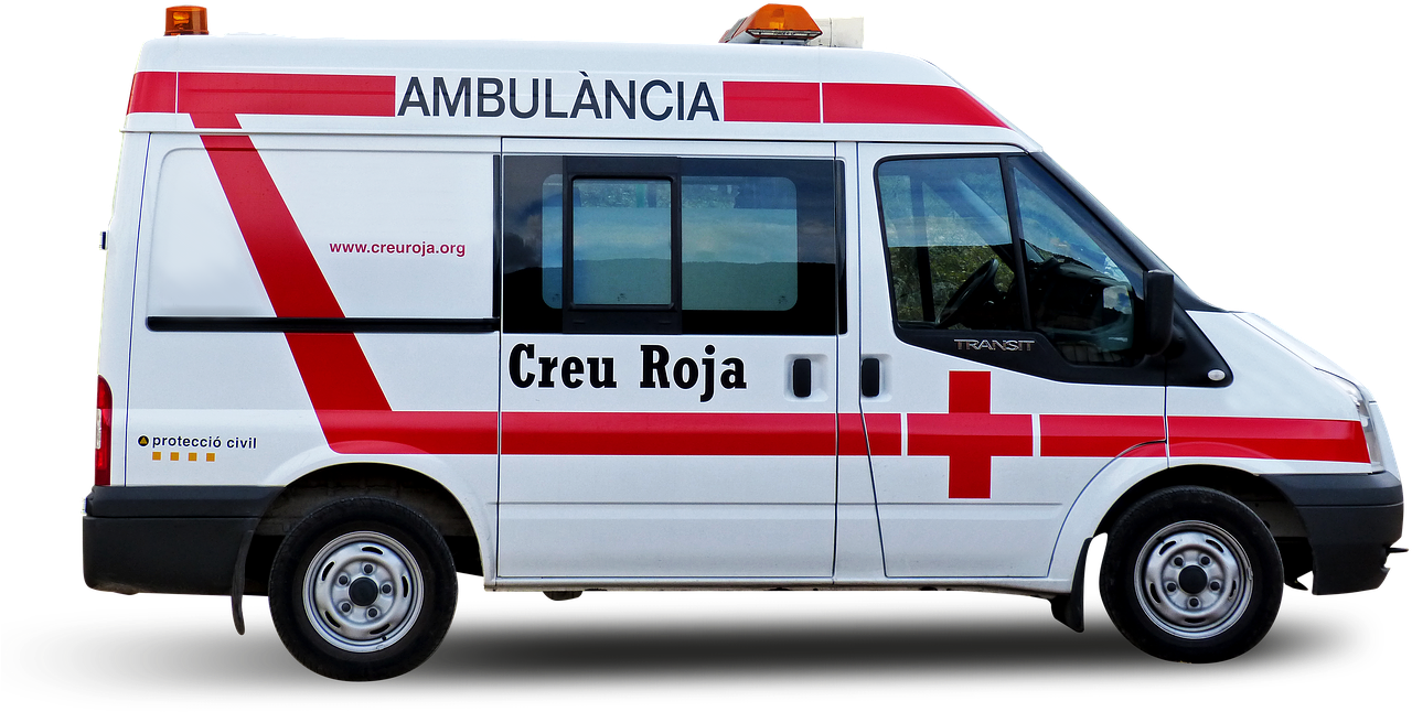 Ambulance Png - Ambulancia Creu Roja (960x521), Png Download