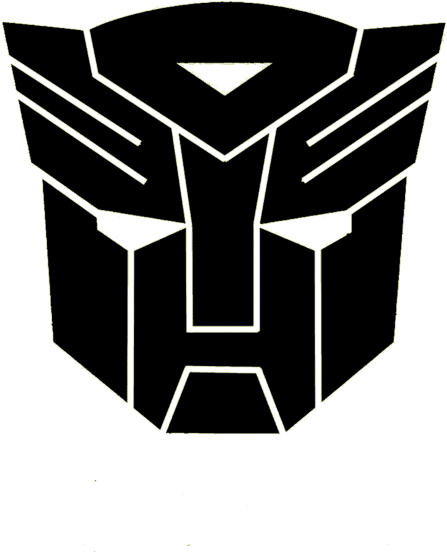 Optimus Prime Transformers G1 Logo In Black And White - Optimus Prime Face Logo (544x600), Png Download