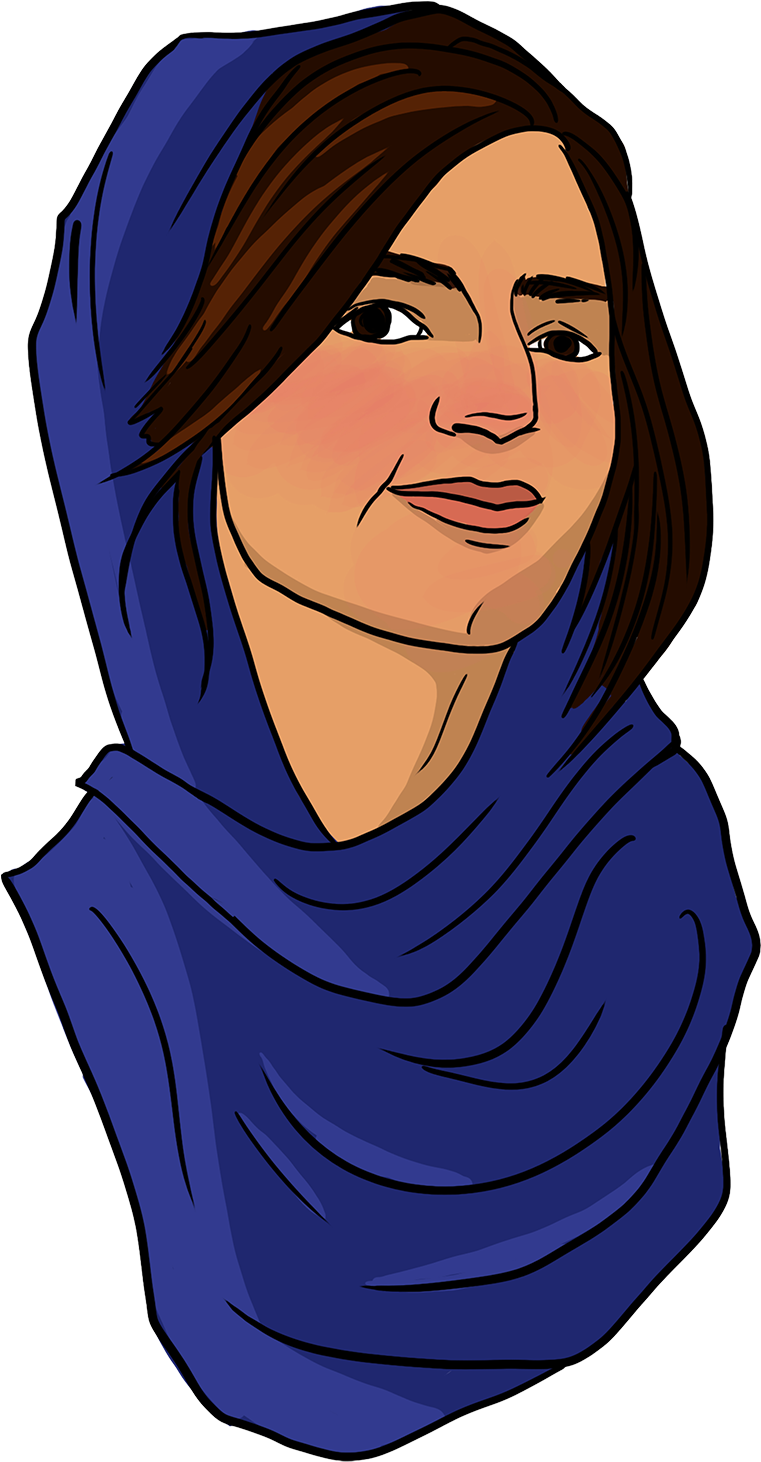 I Am Your Average American- Muslim Woman And I Wear - Cartoon Hijab Women Png (766x1472), Png Download