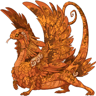 Perfect Dorito Dragon - Flightrising Female Coatl (350x350), Png Download