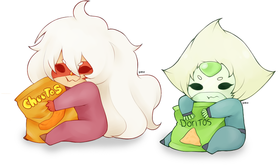 Fanart - Gemling Peridot And Jasper (969x638), Png Download
