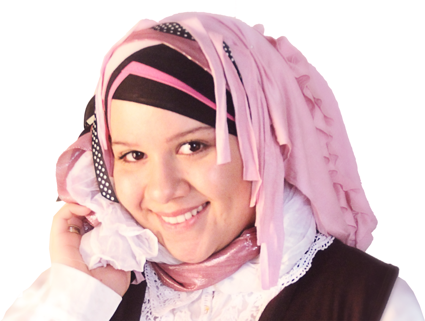 Yay Finally Hehe - Hijab (1528x1080), Png Download