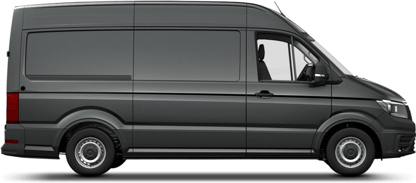 New Cars - Vw Crafter Black (850x480), Png Download
