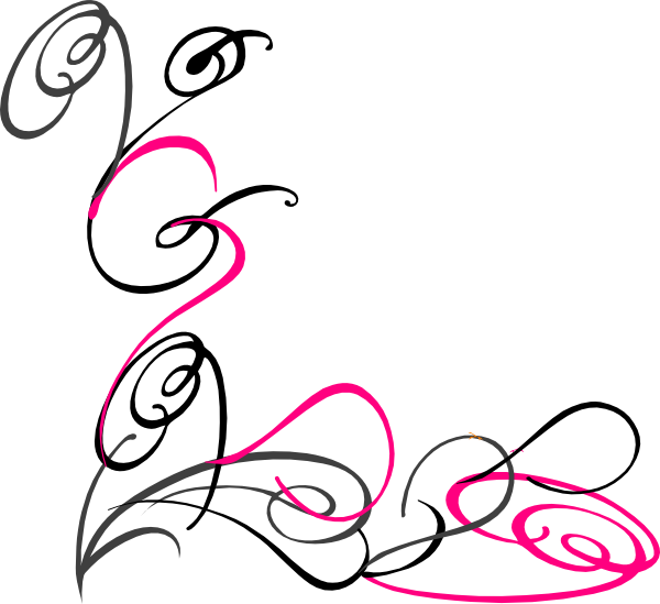 Pink Swirl Designs - Swirl Designs Png (600x549), Png Download