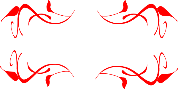 Swirl Border Clip Art - Clip Art (600x302), Png Download