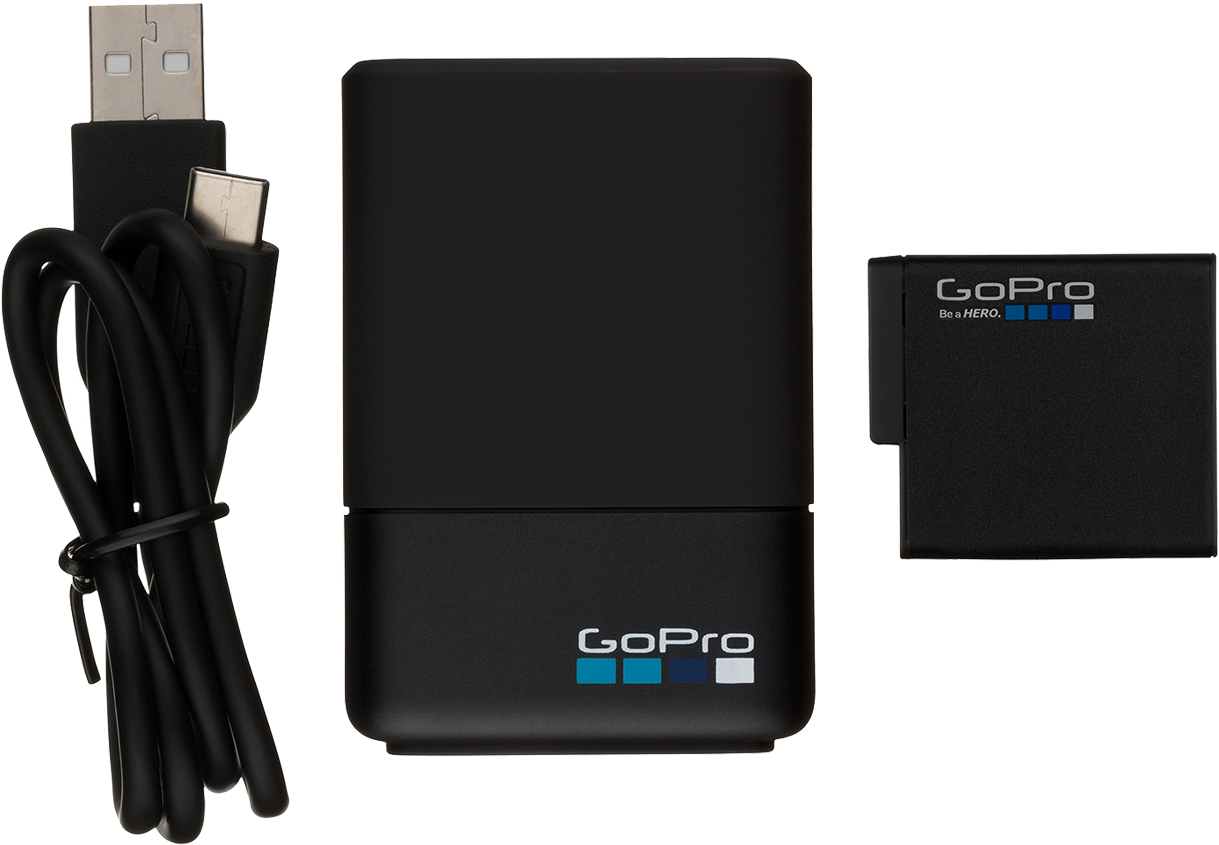 Gopro Dual Battery Charger - Gopro Hero 5 Battery Charger (1600x1200), Png Download