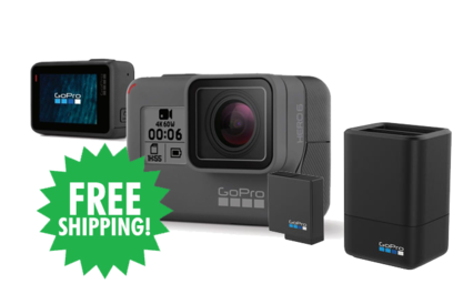 Gopro Hero Black 6 (480x255), Png Download